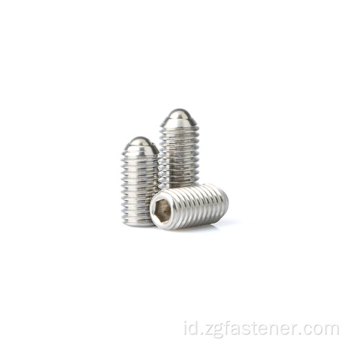 Sekrup plunger bola stainless steel sus304 sekrup plunger